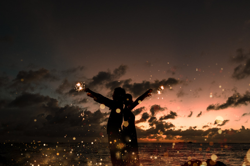 ウォーターインもサンセットも花火も！