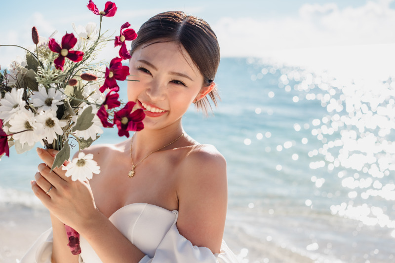 ビーチでサンセットまで撮影しました〜