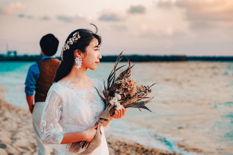 夕日が沈む30分前からの撮影