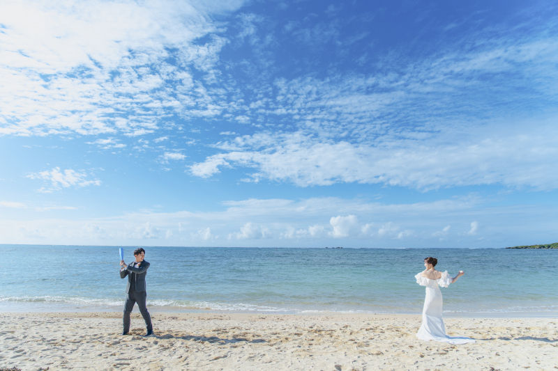 野球風のシーンも