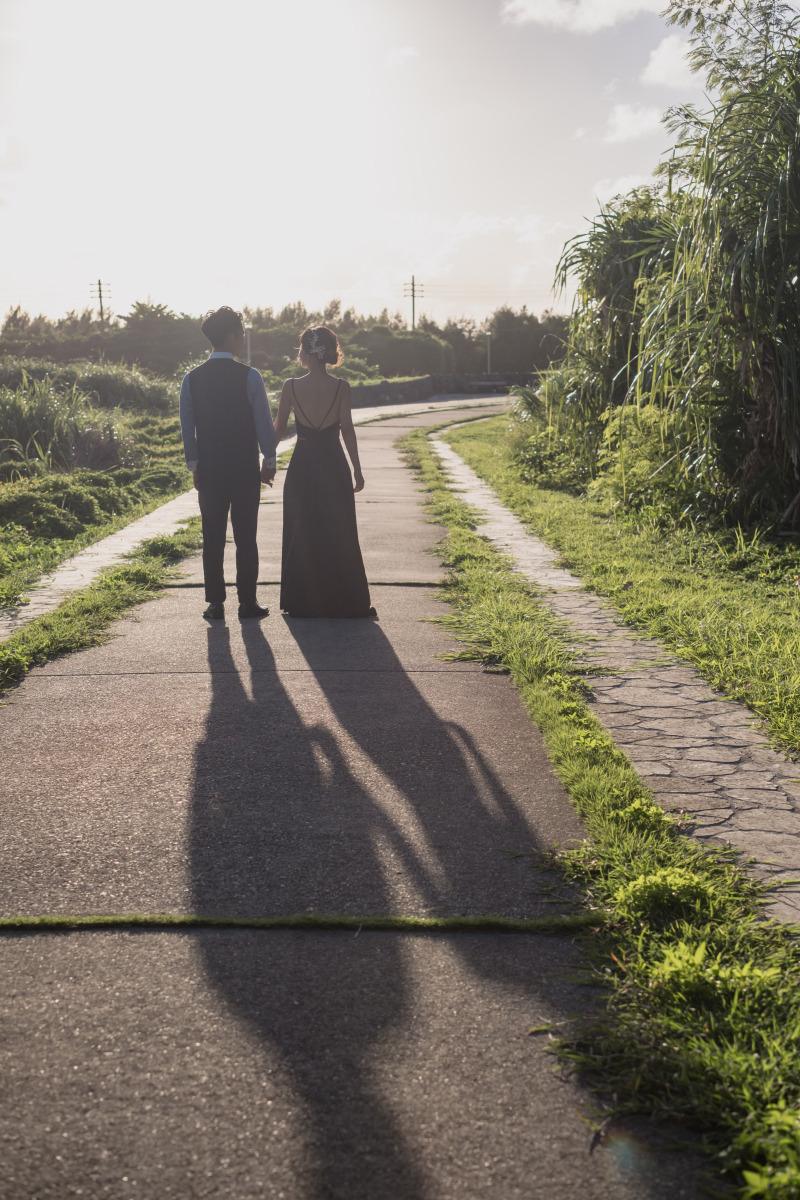 ドレスを変更して次のロケ地へ!