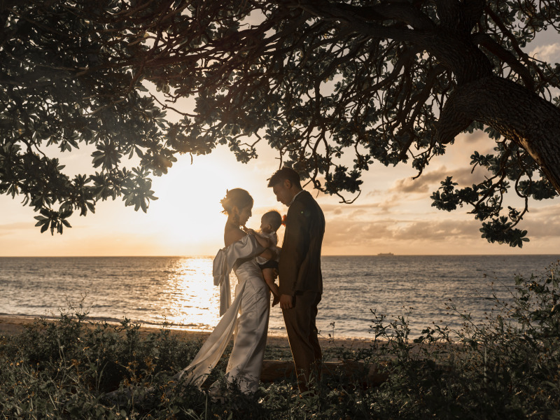 サンセットの中