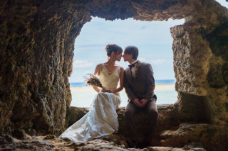 自然なフレームのあるロケーションで撮影させていただきました！