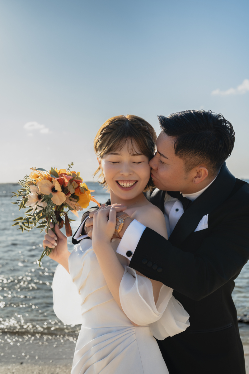 バックハグ新郎様バージョン♡