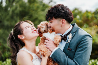 ワンちゃんも一緒に！