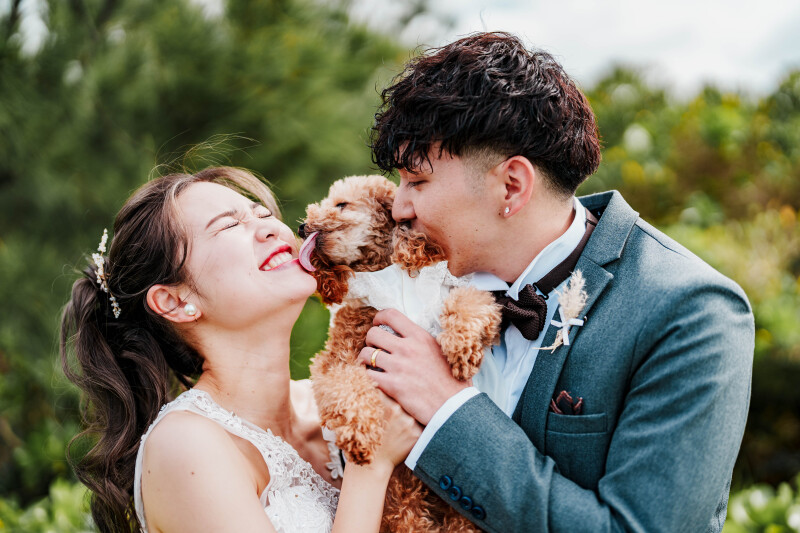 ワンちゃんも一緒に！