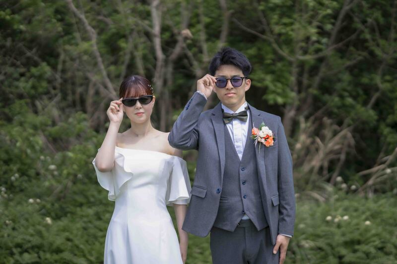 お持ち込みサングラスでクールに