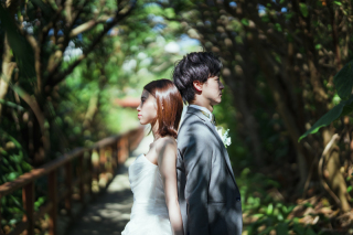 読谷エリアのビーチで撮影♩