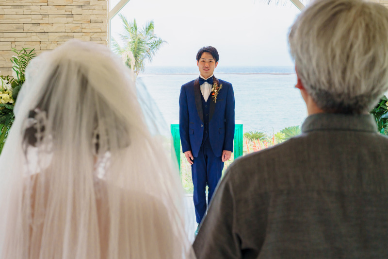 チャペル撮影にご家族を招待することもOK!