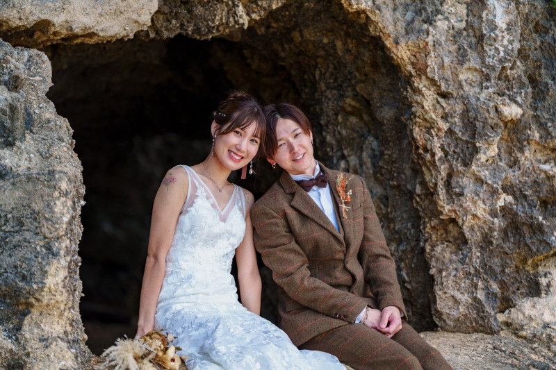【フォト150・ザネー浜ドローンプラン】ザネービーチ・150カット・ヘアメイク&衣装&小物一式込