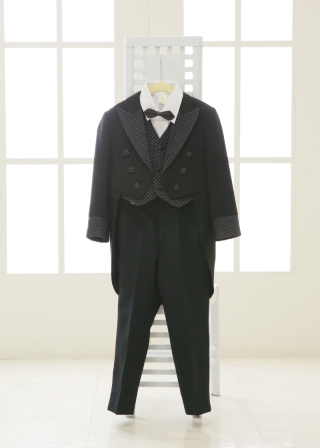 お子様（3.4才）タキシード　3-5T-Bks
