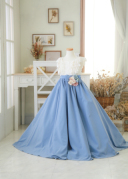 お子様（6～8才）ドレス　7-41D-Bls