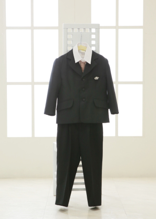 お子様（3.4才）タキシード　3-7T-Bks