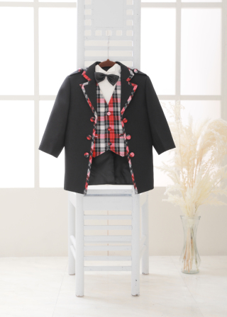 お子様（1.2才）タキシード　Ba-22s-Bks