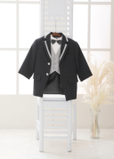 お子様（1.2才）タキシード　2-1T-Bks