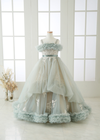 お子様（6～８才）ドレス　7-50D-Grs