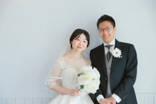 ウェディングドレスで♡