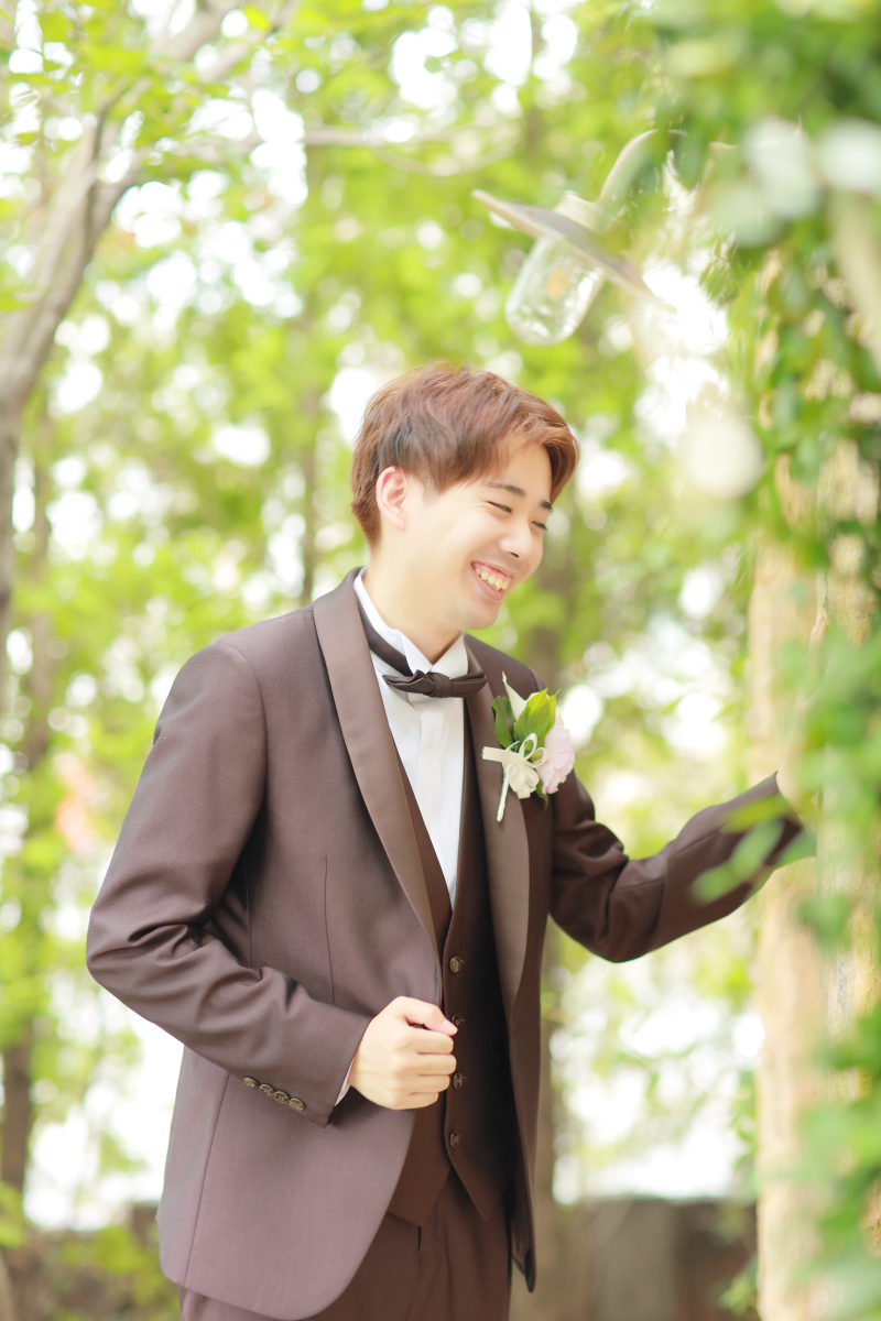 ご新郎様も♡
