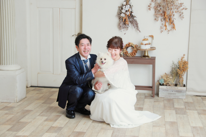 お持込お衣装で大好きなわんちゃんと♡