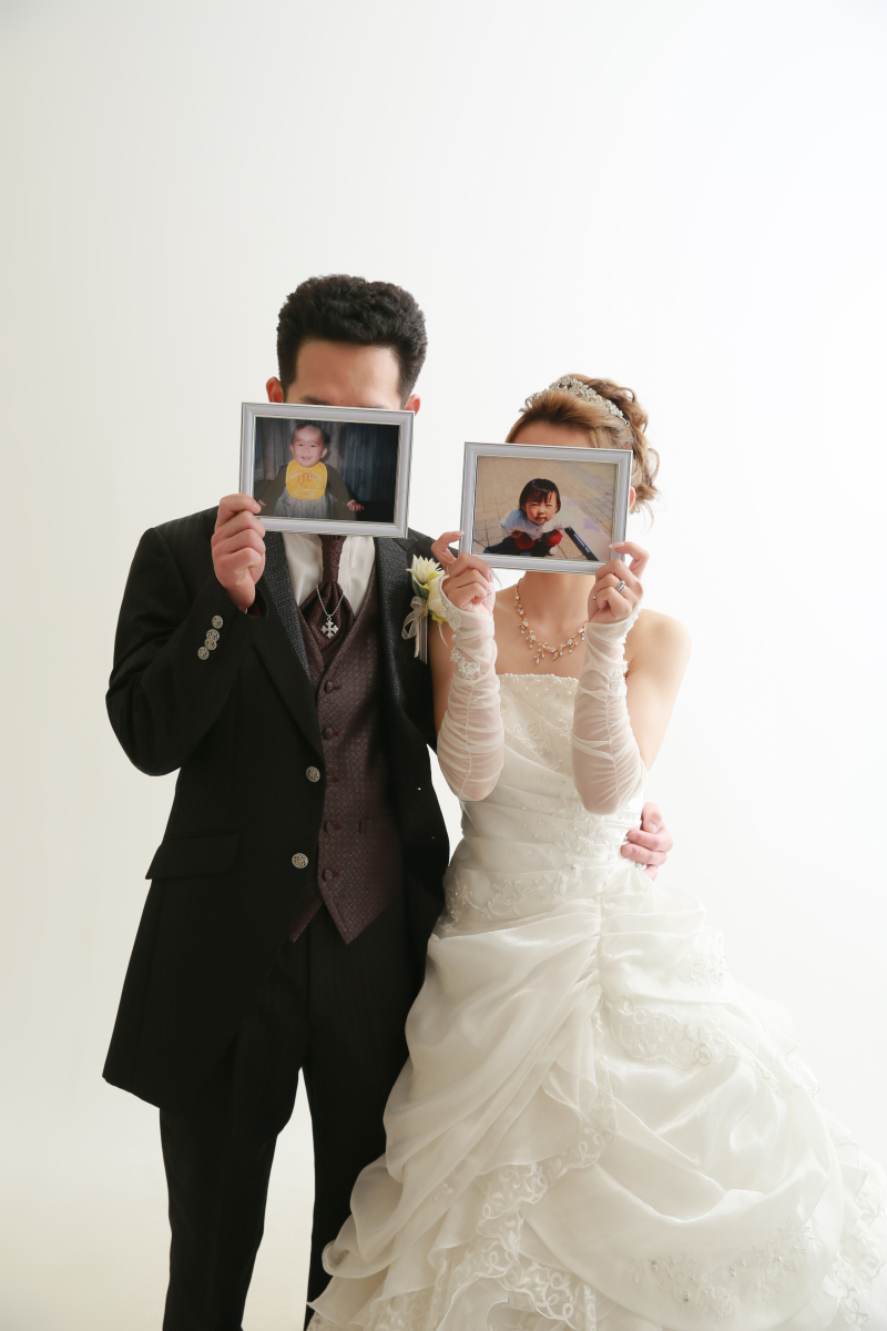 小さい頃の写真とともに♡