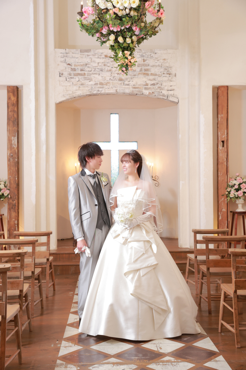 教会で・・・♡