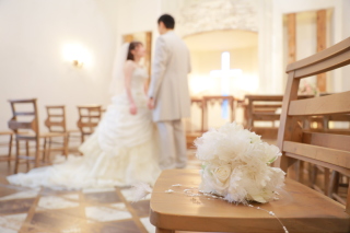 二人きりのチャペルで‥