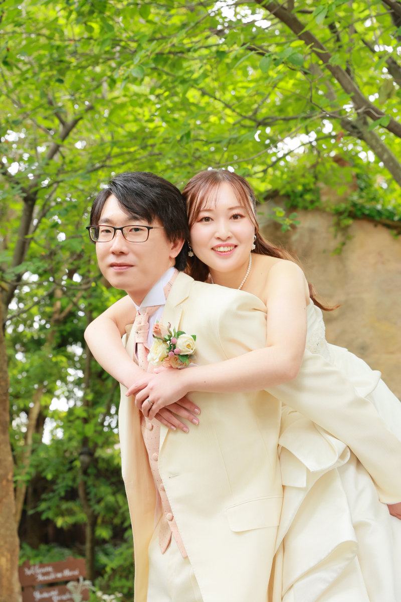 おんぶショット！