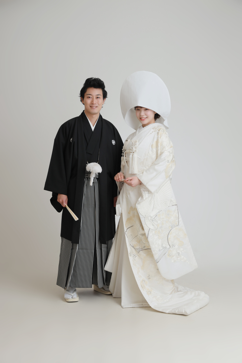 白無垢＋綿帽子♡