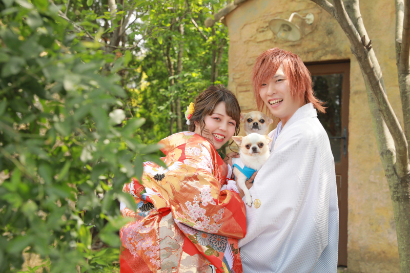 大好きなわんちゃんと一緒に♡