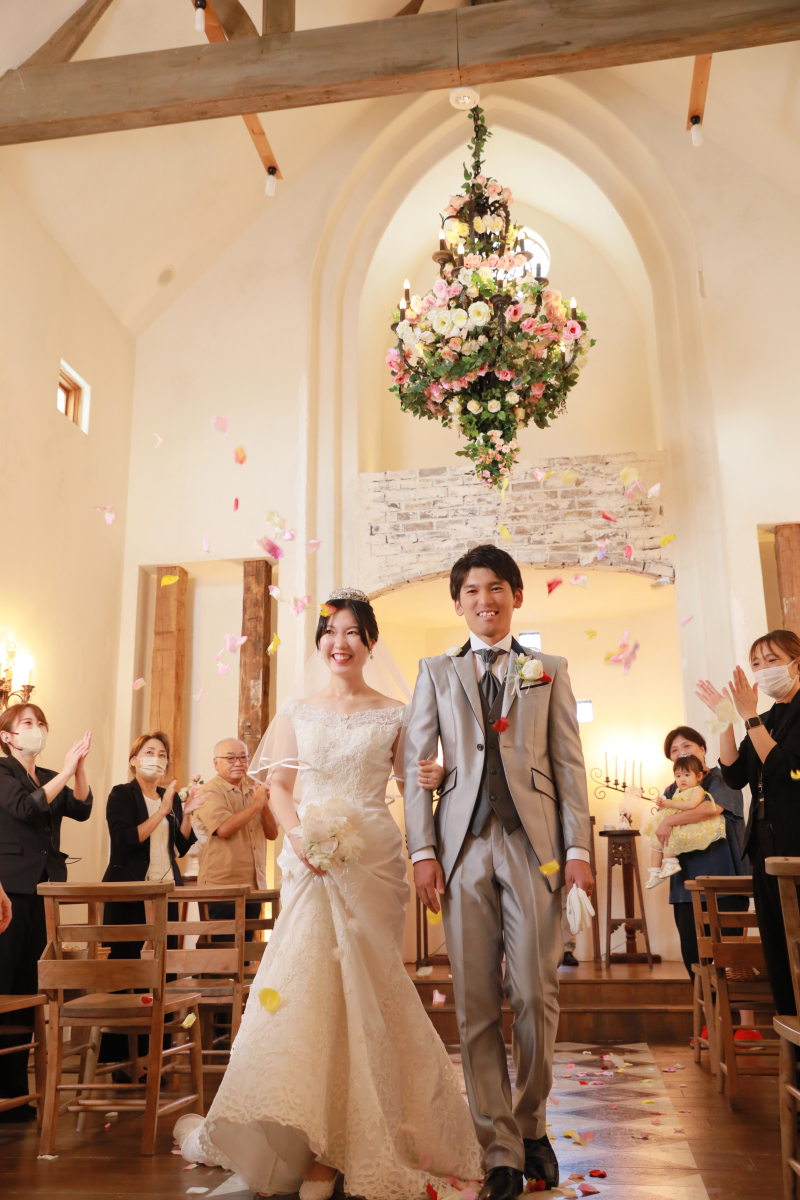 フラワーシャワーも♡