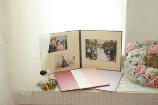 スタンダードアルバム(キャビネ写真2枚)