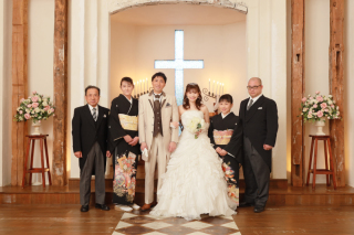 ご両親様とご集合撮影