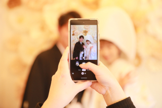 ご自身の携帯でスナップ撮影