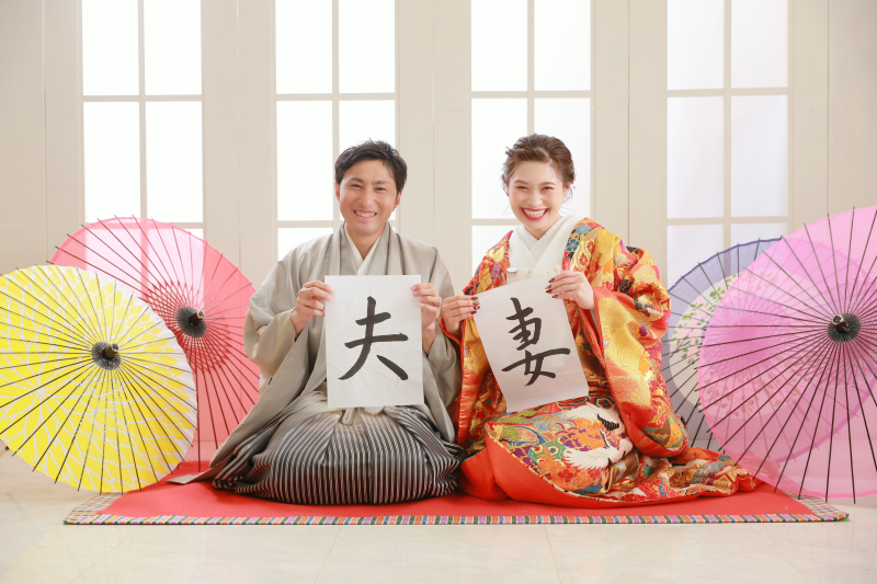 【たくさん着たい方必見!お好きなお衣装4着!お衣装ランクアップなし!!】ハピネスプラン アルバム・データ付き!