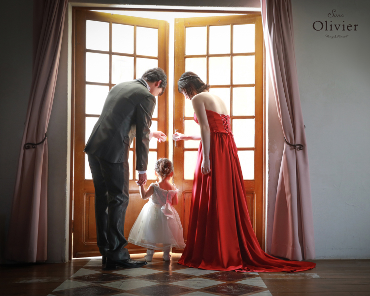 1才~2才までのお子様も一緒にフォトウェディング!お子様お衣装レンタル代込み・アルバム・データ付き! ナチュラルプラン