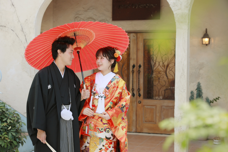 【白無垢+色打掛の和装2着】スウィートプラン アルバム・データ付き!