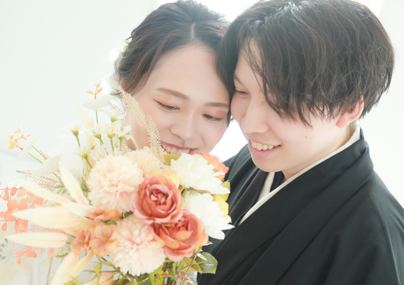 和装1着プラン+修整済みデータ(3カット付き)!!ウェルカムボード用にいかがでしょうか♪