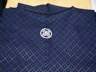 紋付羽織セット　紺