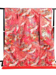 色打掛(鶴・桜)