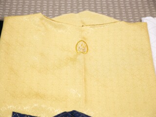 紋付羽織セット　黄なり