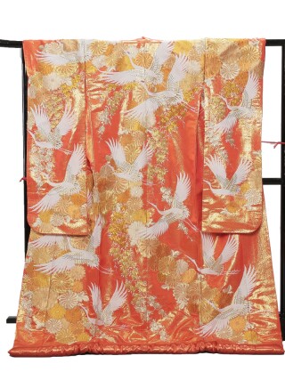 色打掛(オレンジ)