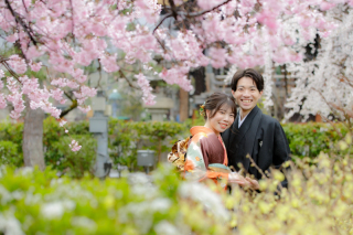 花盛りの善光寺ロケフォト