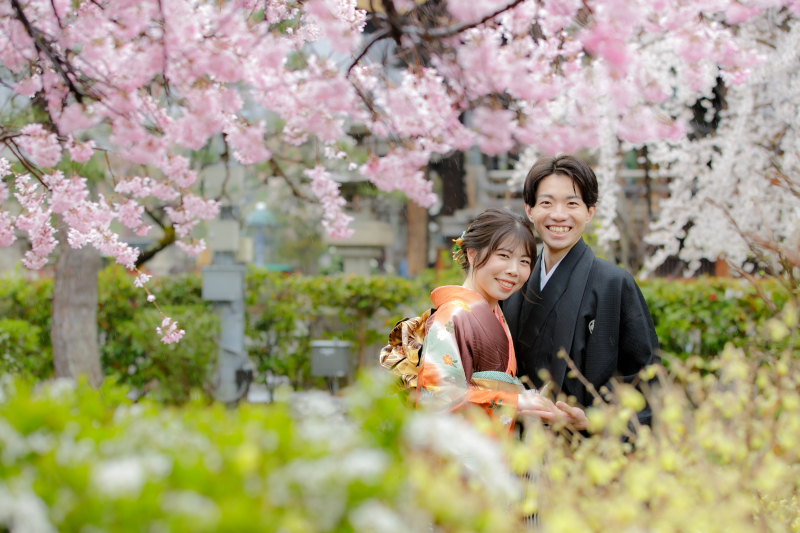 花盛りの善光寺ロケフォト