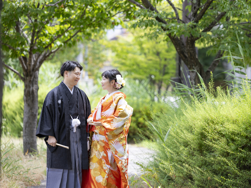 新緑の中で穏やかな時間