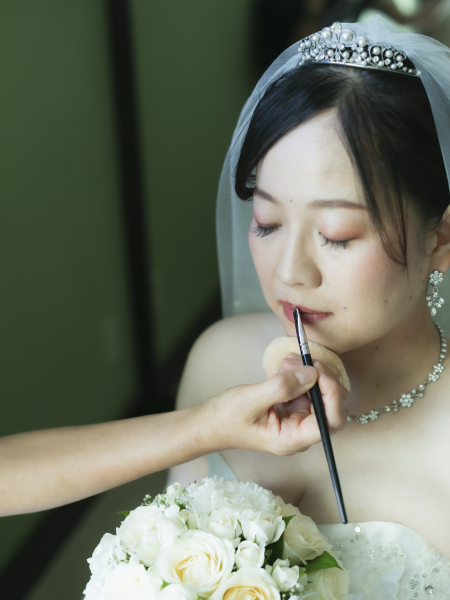 式場ロケフォトだからこそ！お仕度シーン