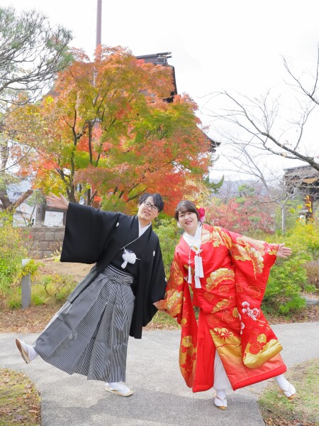 おふたりらしさ全開で！