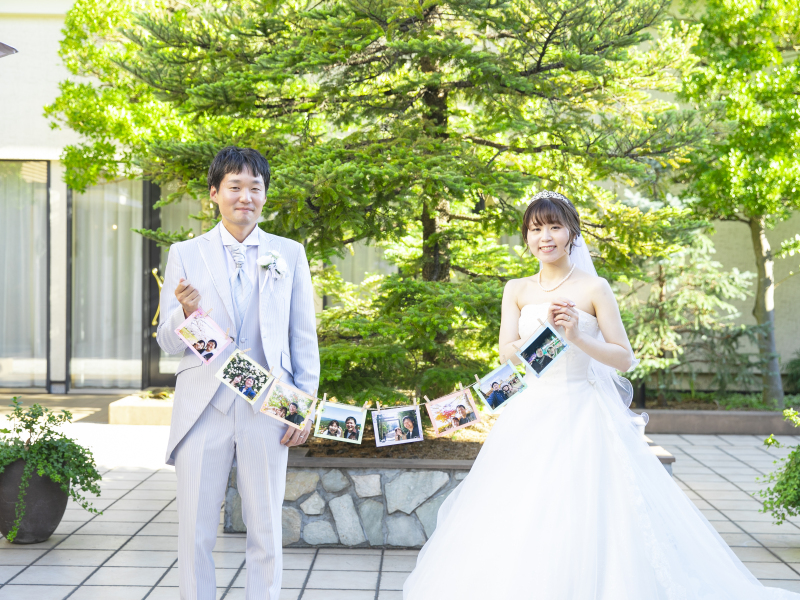 私達の思い出をまとめ、手作りガーランドに！