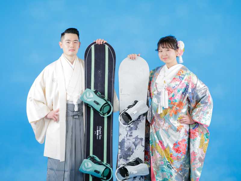 和装×スノーボード