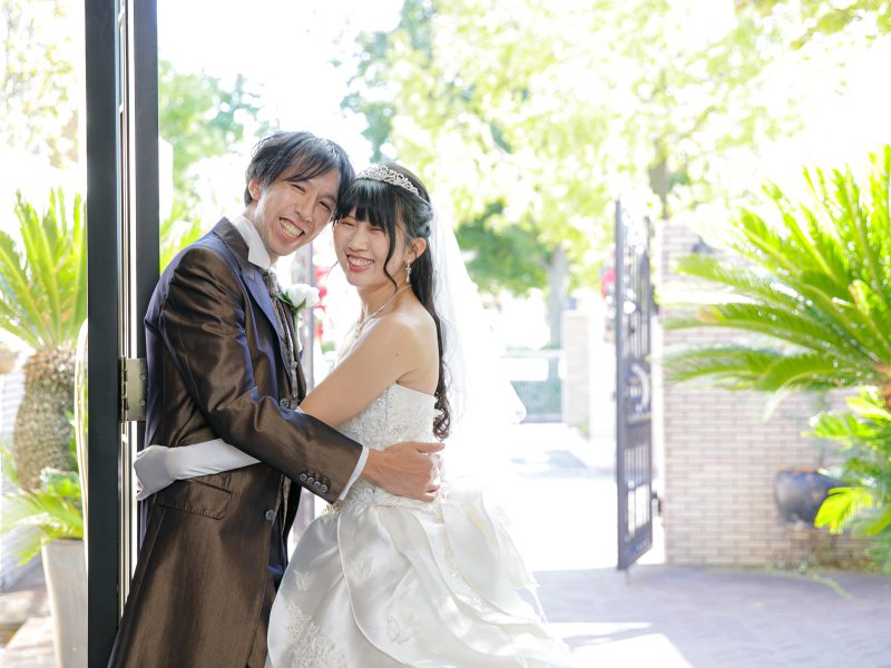 キラキラ日差しを浴びて、幸せショット