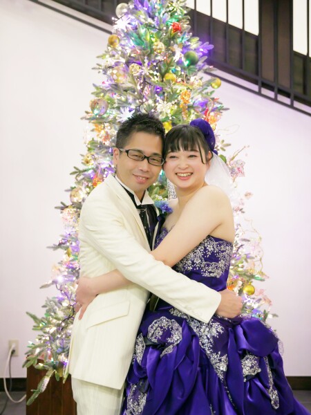 ツリーの前で…♡